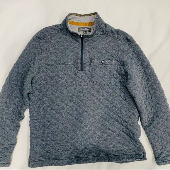 eddie bauer quilted pullover